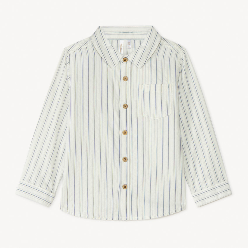 Chemise manches longues rayée pour bébé garçon