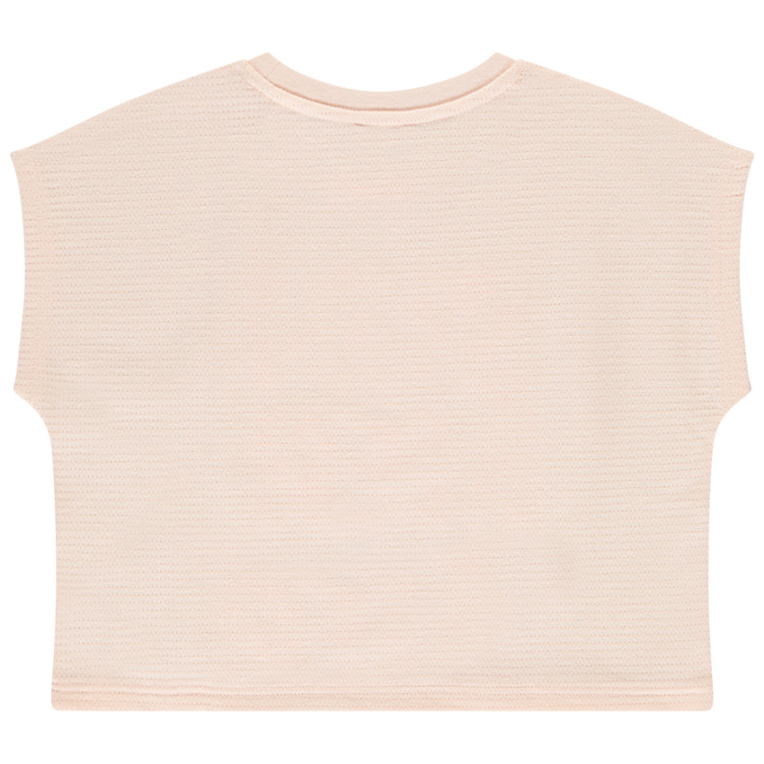 T-shirt manches courtes en forme boîte fantaisie pour fille  