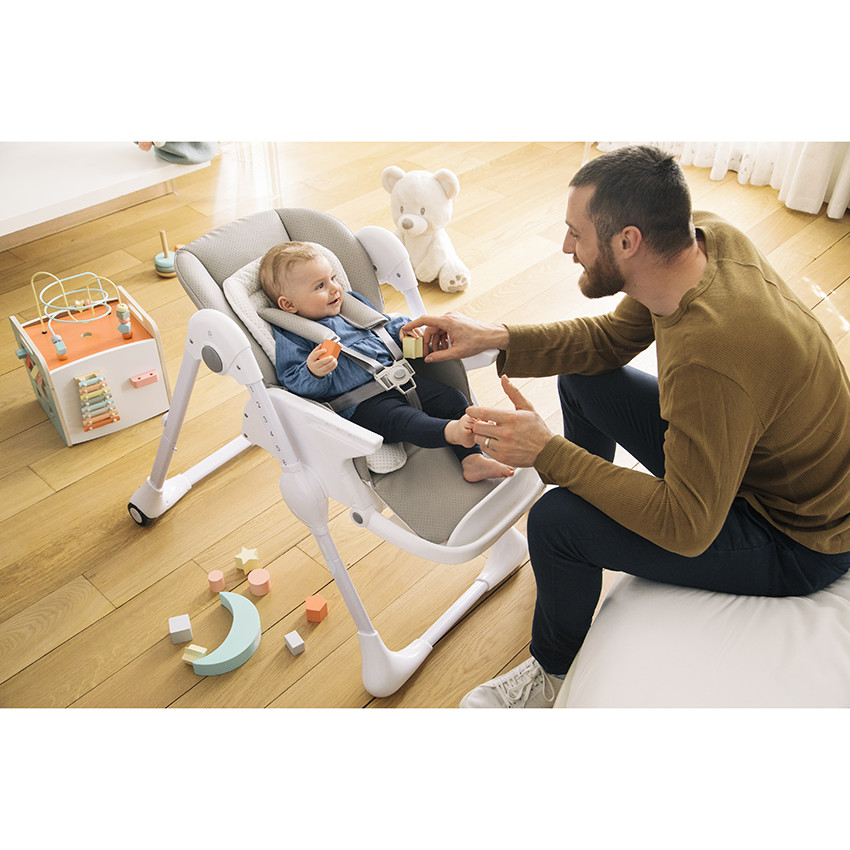 Chaise haute réglable Jude 0+ - Crazy Jungle 