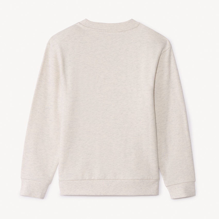 Sweat en molleton gratté uni garçon 