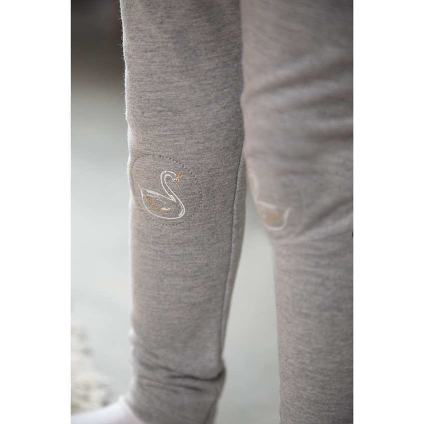 Ensemble tunique et legging motif cygne pour bébé fille 