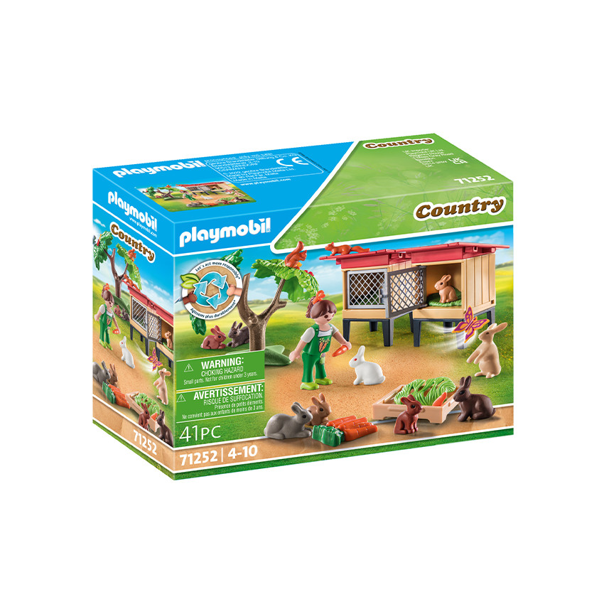 Set 41 pièces Enfant avec enclos et lapins