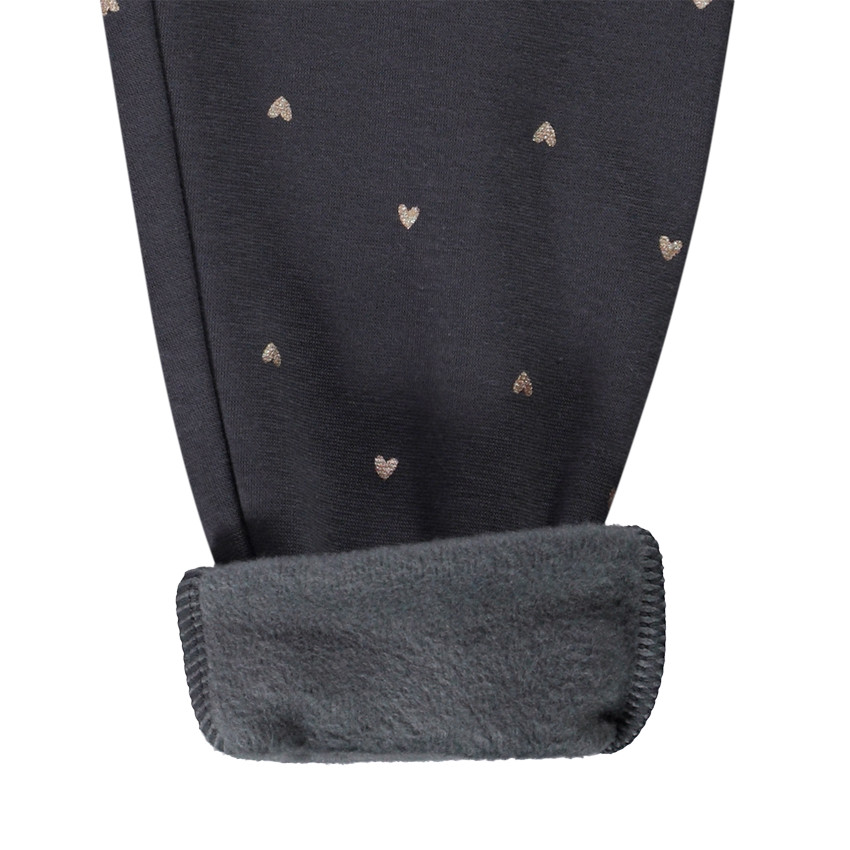 Jogging imprimé cœurs dorés pour bébé fille 