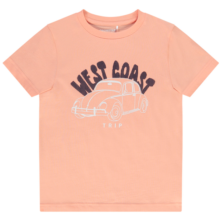 T-shirt manches courtes print fantaisie pour garçon 
