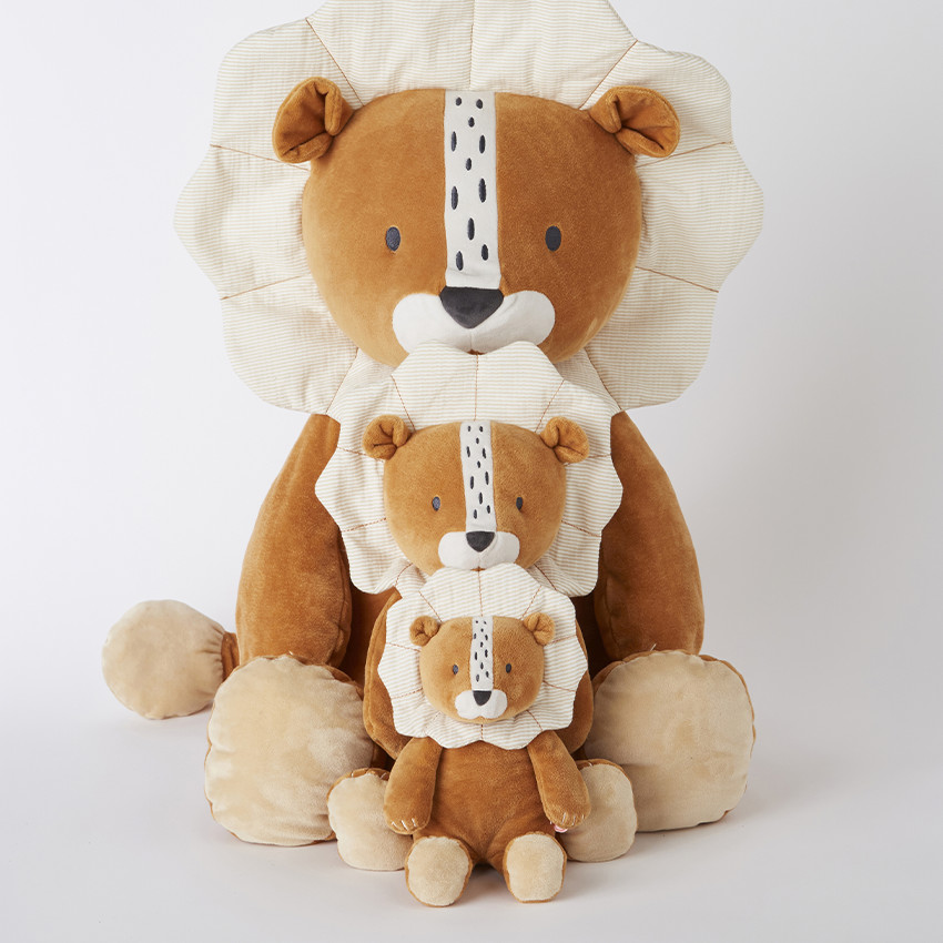 Peluche small Babou en veloudoux 25 cm - Caramel (Noukie's) - Image 1
