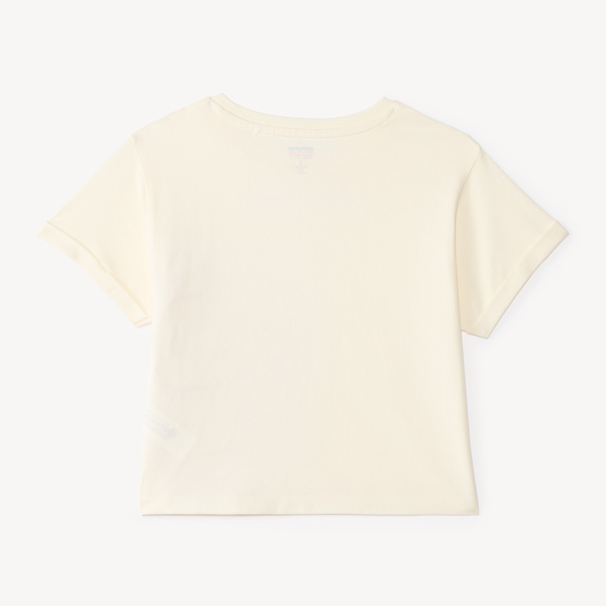 T-shirt manches courtes fille oversize broderie Hello Kitty 