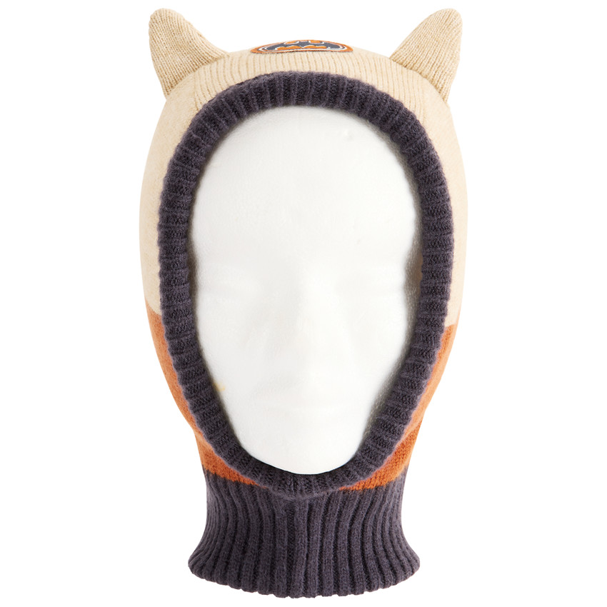 Cagoule ludique en tricot Batman Warner pour bébé garçon