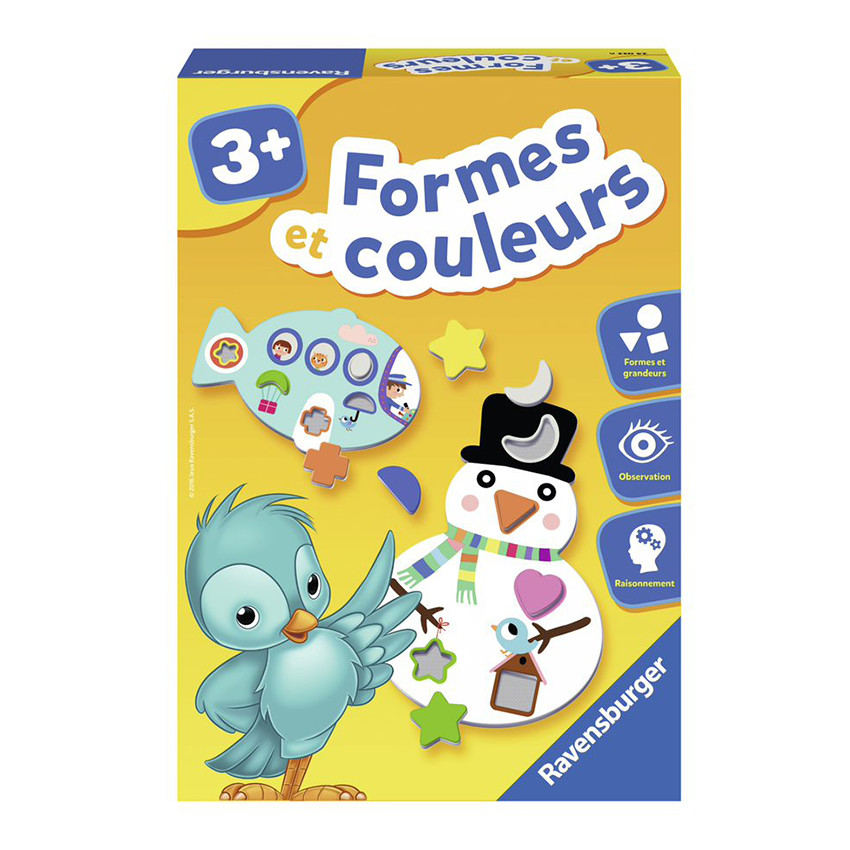 Jeux de Connaissances Jeu Educatif Formes et Couleurs  