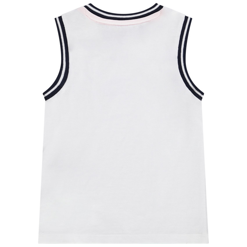 Débardeur en jersey puff print baleine pour bébé garçon 