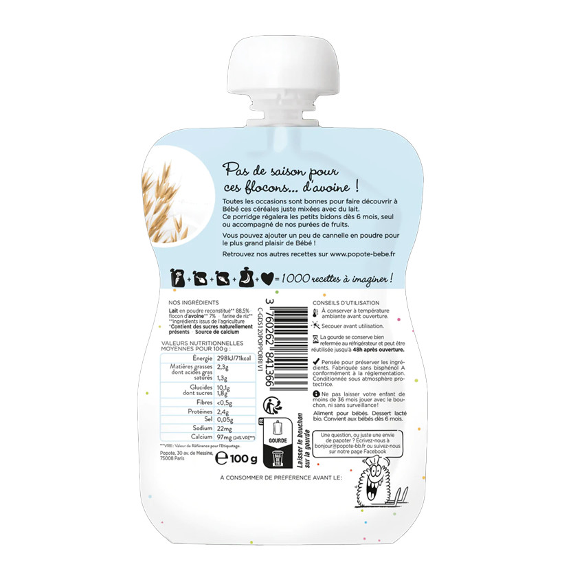 Gourde Le Porridge 100g 