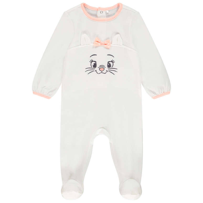Dors-bien en coton motif Marie Aristochats Disney pour bébé fille 