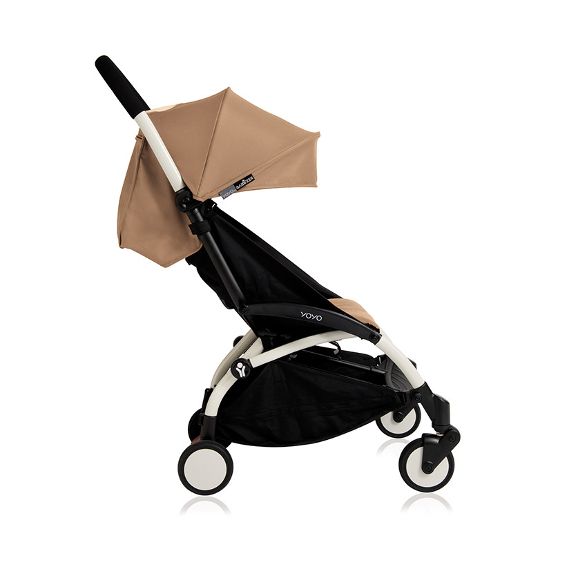 Pack 6+ pour poussette YOYO+ châssis blanc - Taupe 