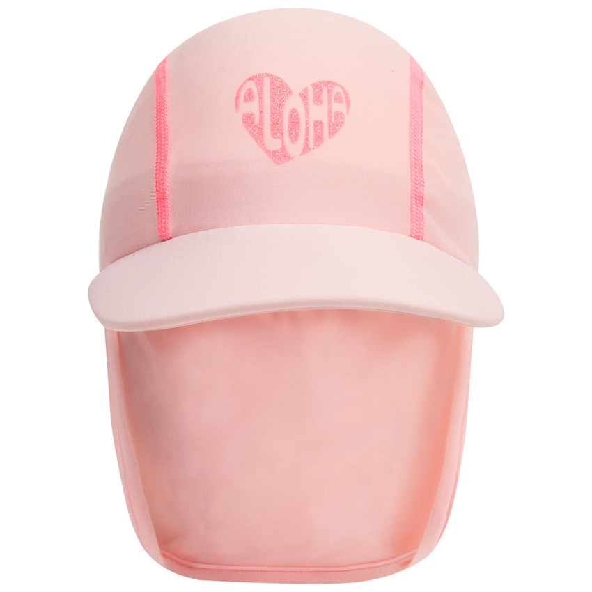 Casquette saharienne anti-UV print pailleté pour bébé fille 