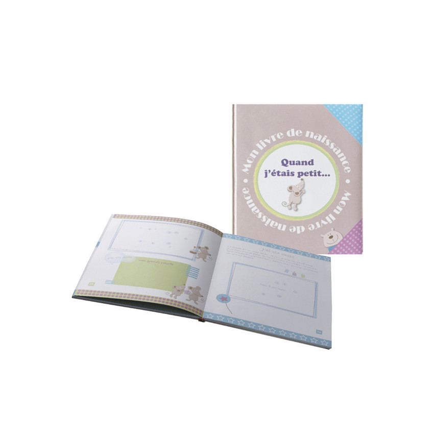 Livre de naissance Quand j’étais petit – Souris 