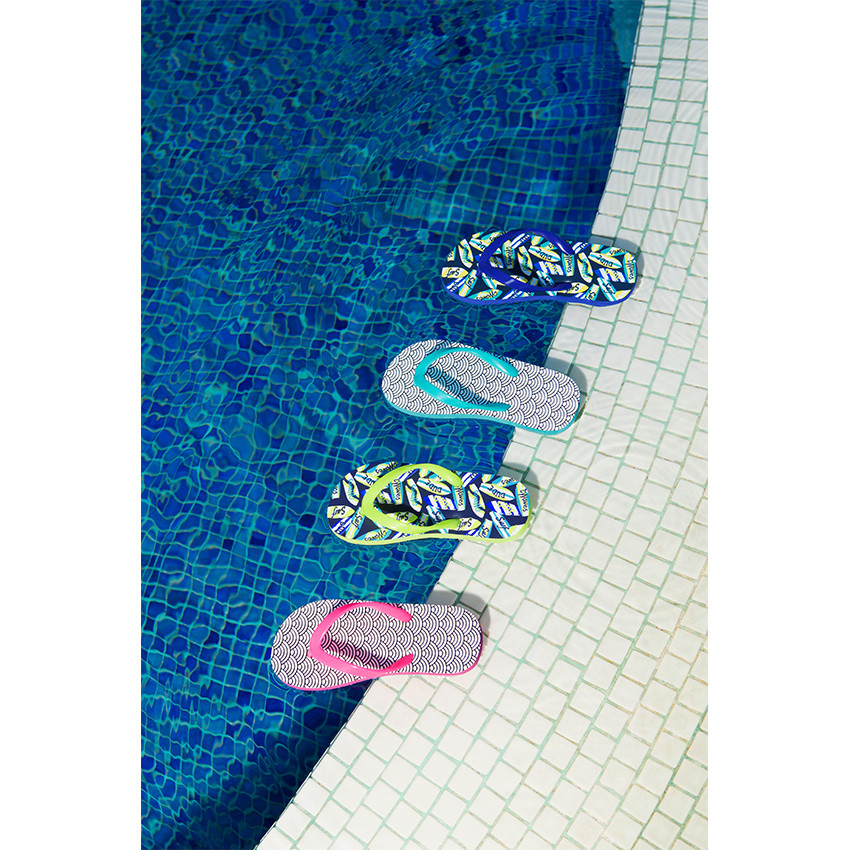 Tongs avec imprimé surfs all-over 