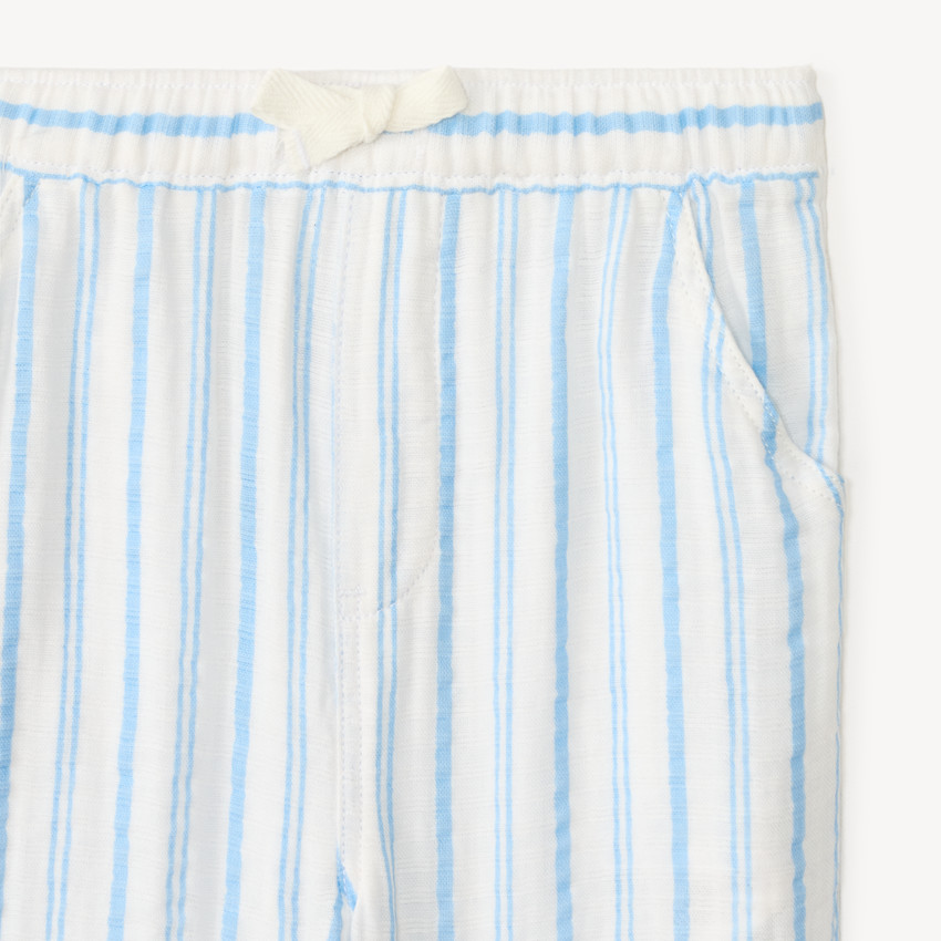Ensemble 2 pièces polo et pantalon à rayures pour bébé garçon 