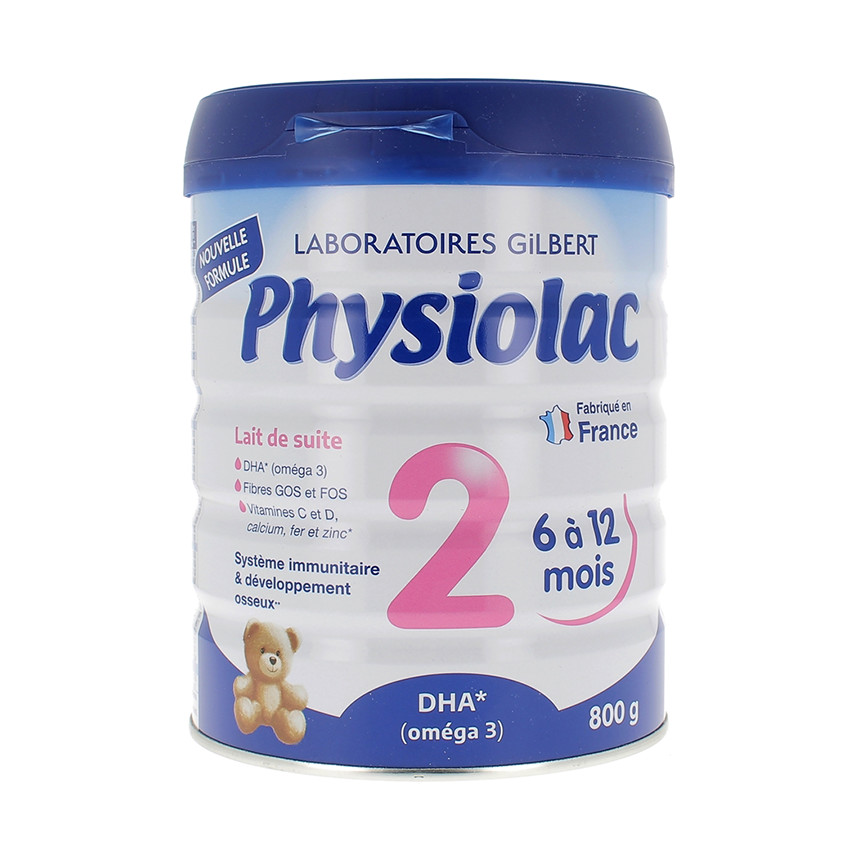 Lait infantile en poudre 2e âge 800g 