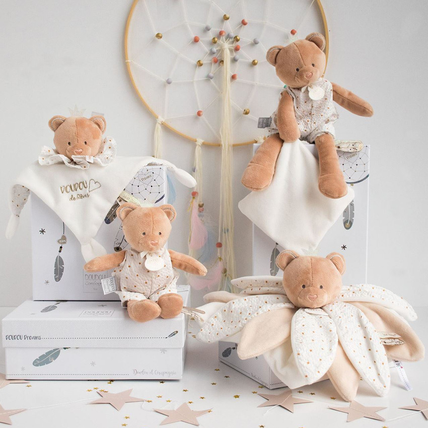 Doudou attrape-rêve ours 26 cm 