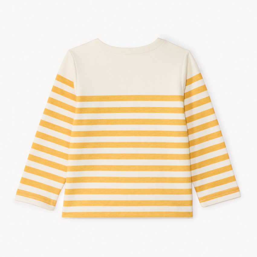 Marinière molleton print baleine pour bébé garçon 