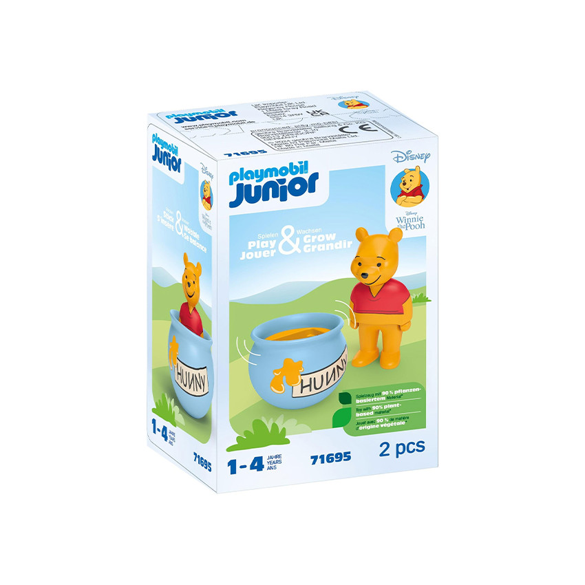 Set 2 pièces Disney Winnie l'Ourson et le culbuto-pot de miel 