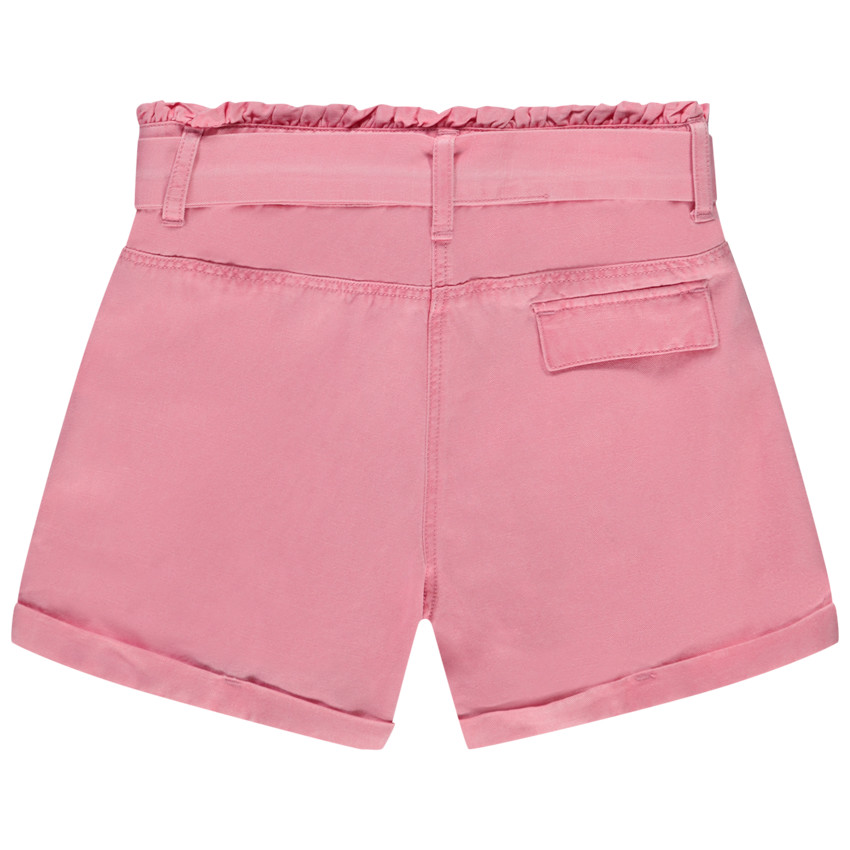 Short paperbag avec ceinture à nouer pour fille 