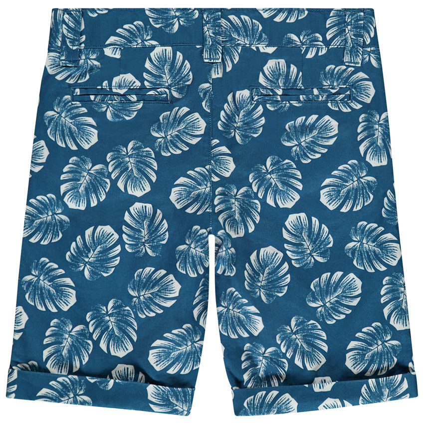 Bermuda imprimé feuilles de Monstera pour garçon 