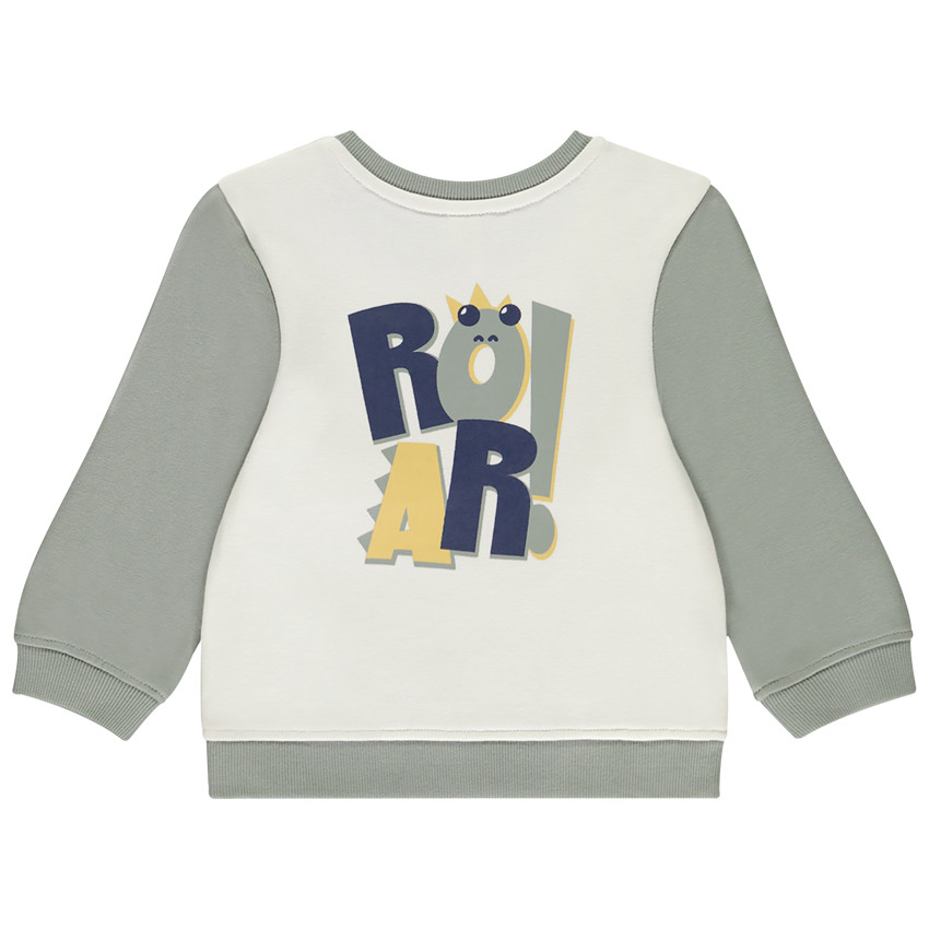 Sweat effet colorblock avec poche fantaisie pour bébé garçon 