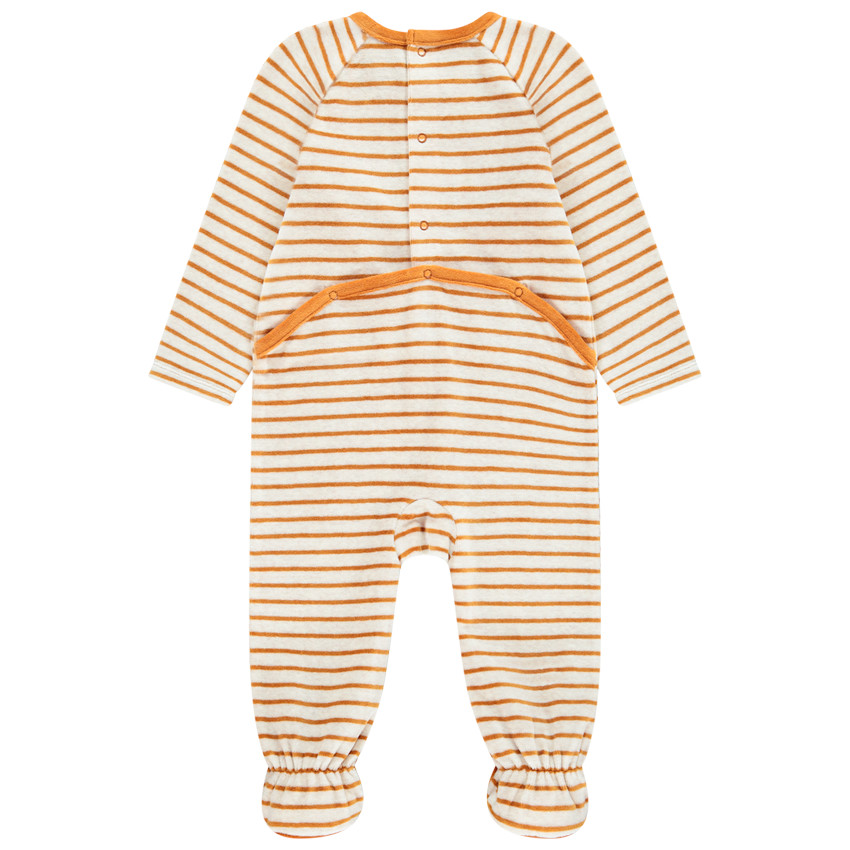 Lot de 2 dors-bien en velours print animaux pour bébé garçon 