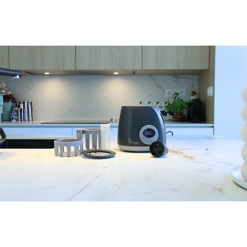 Chauffe-biberon Superfast Digital Home & Car Gris  