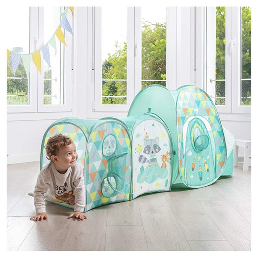 Tunnel de jeu Pop Up Indien - Vert 