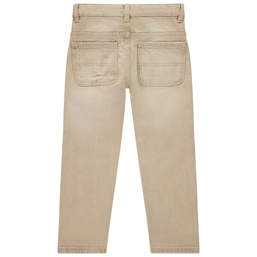 Jean droit relax délavé effet used pour garçon 