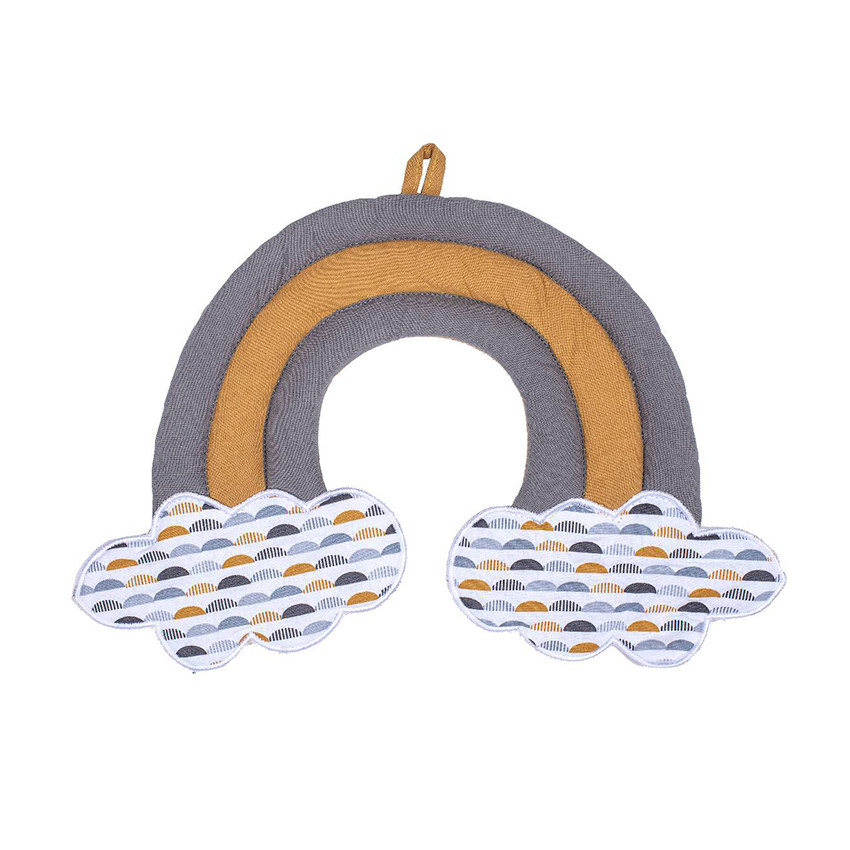 Décoration murale en forme d'arc-en-ciel - Honeymoon Gris/Camel 