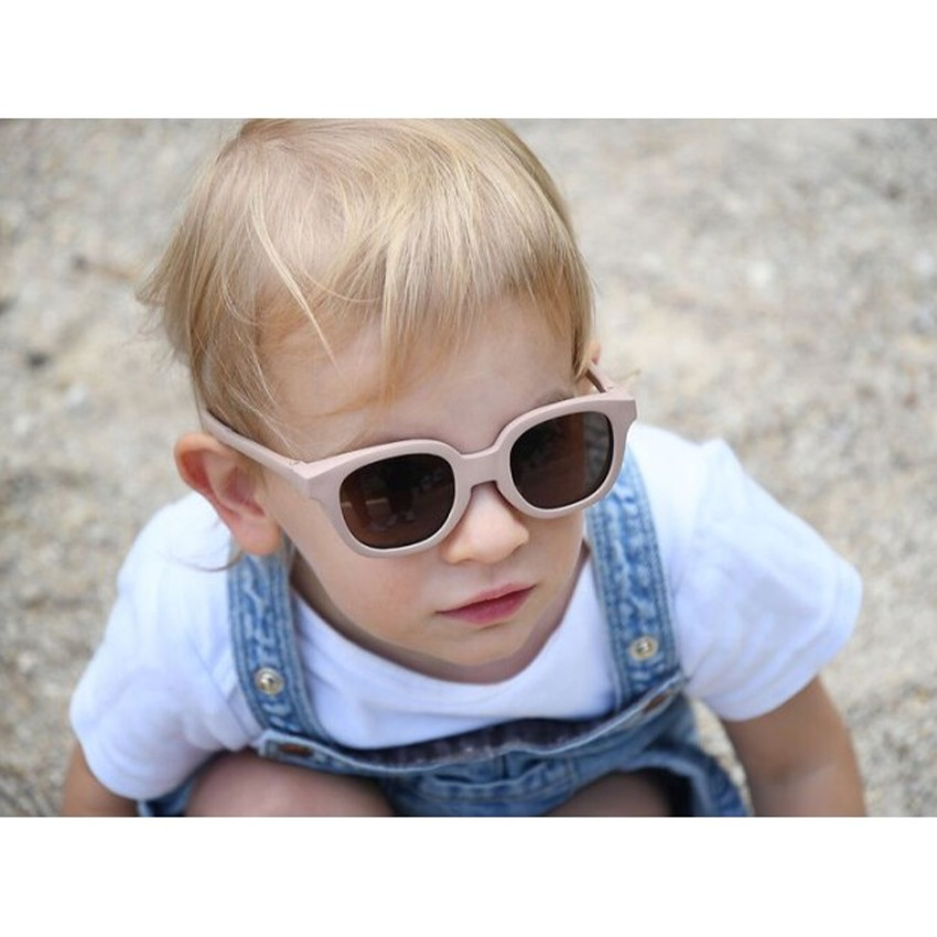 Lunettes de soleil 9-24 mois Cat3 Guimauve square lucky 