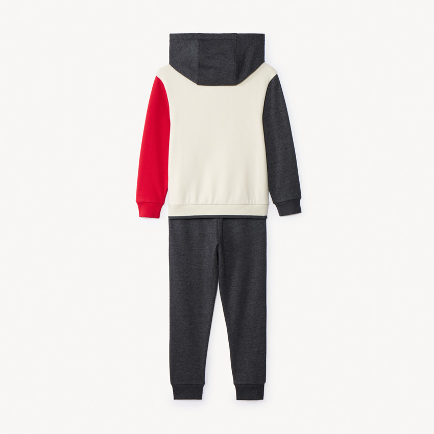 Ensemble sweat + jogging fantaisie colorblock pour garçon 