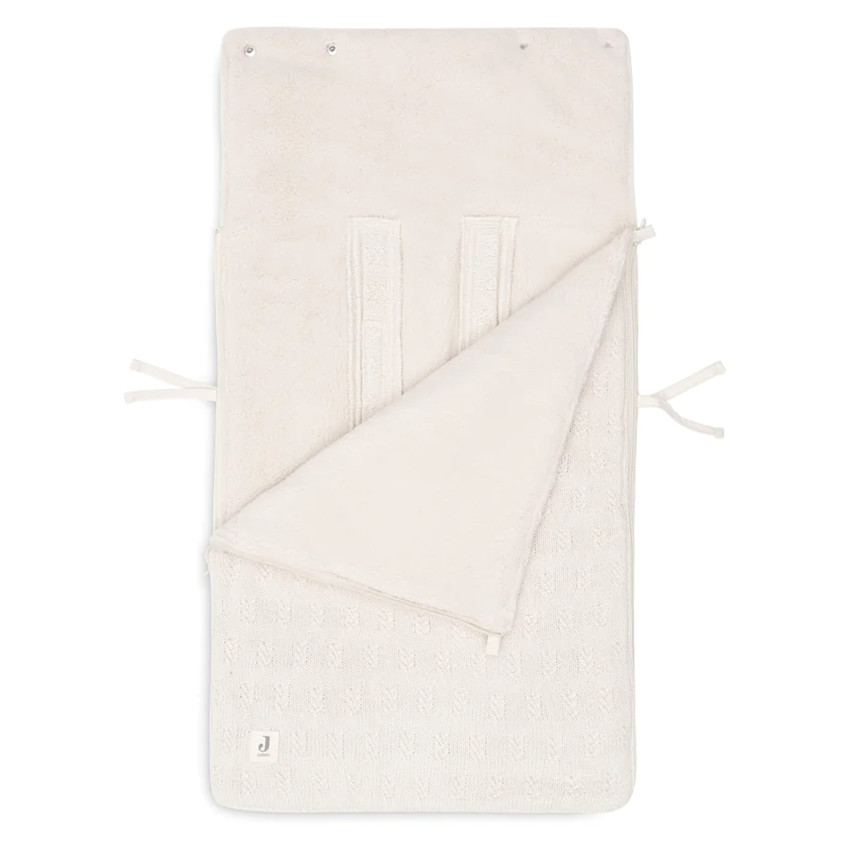 Nid d'ange Grain Knit pour siège-auto 0+ et poussette - Oatmea 