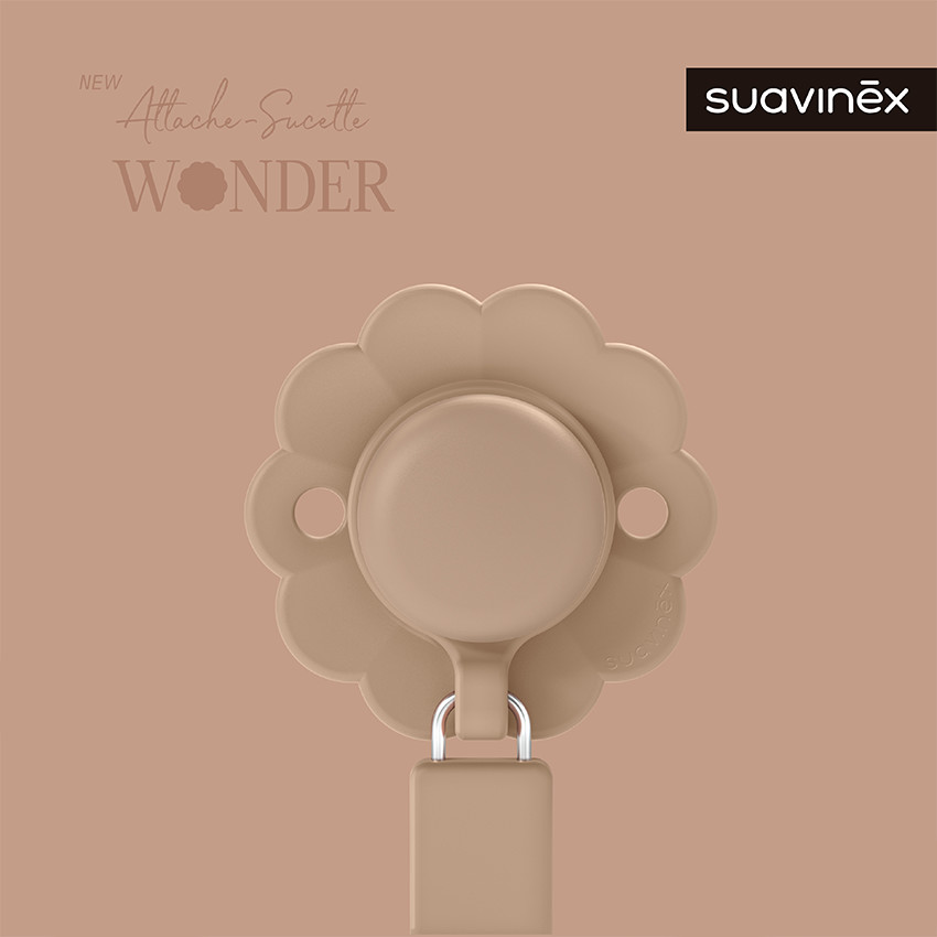 Attache-sucette en silicone Wonder cork 
