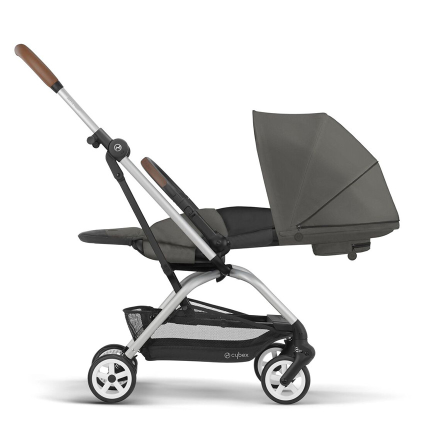 Poussette Eezy S Twist 2 châssis silver - Soho grey 