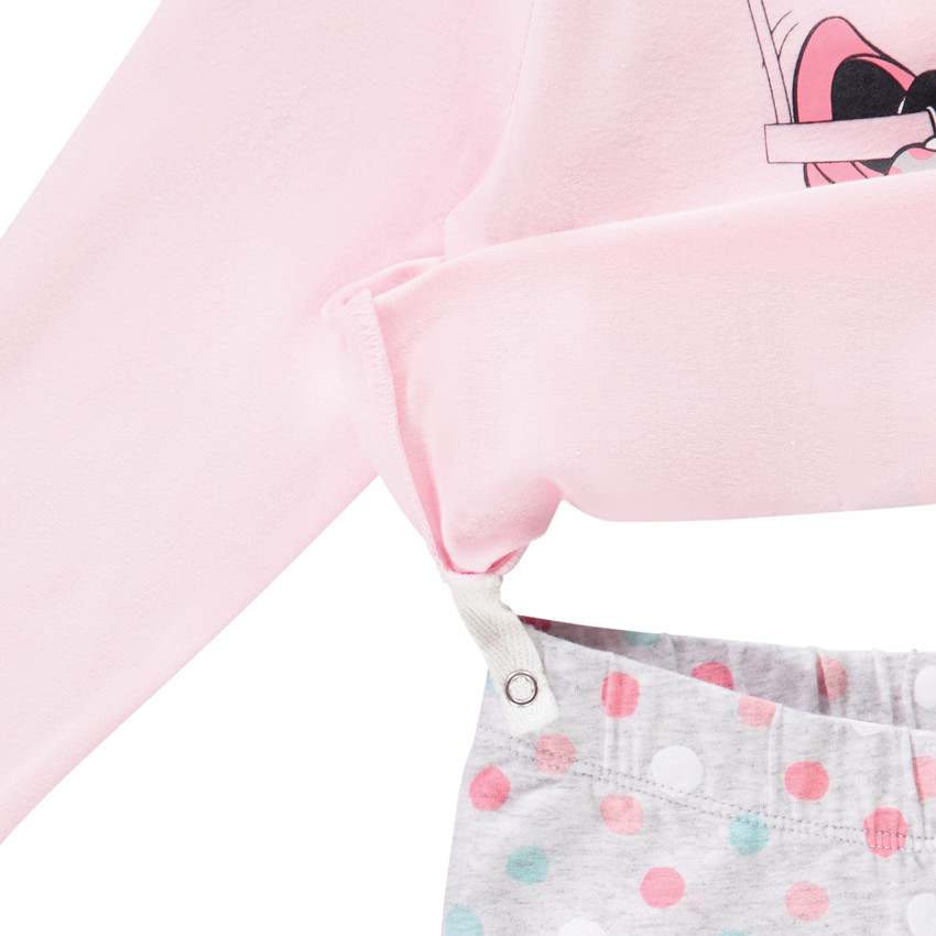 Pyjama 2 pièces en jersey print Minnie Disney pour bébé fille 