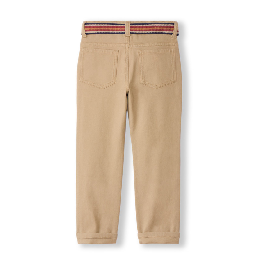 Pantalon avec ceinture à double boucle pour garçon 