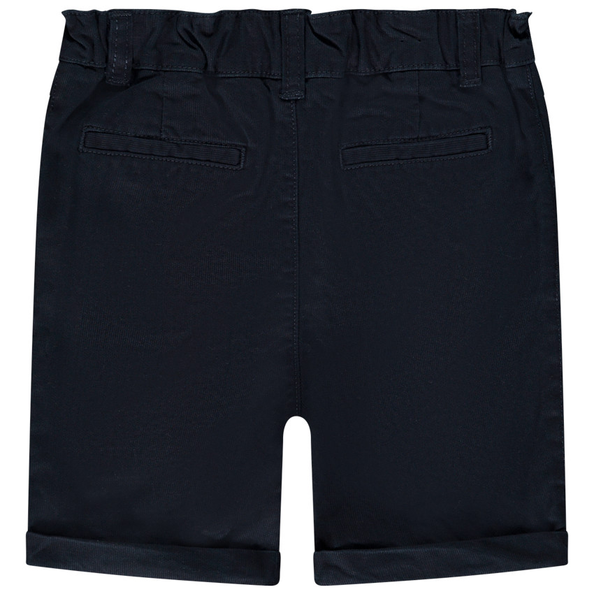 Bermuda coupe chino uni en coton armuré pour bébé garçon 