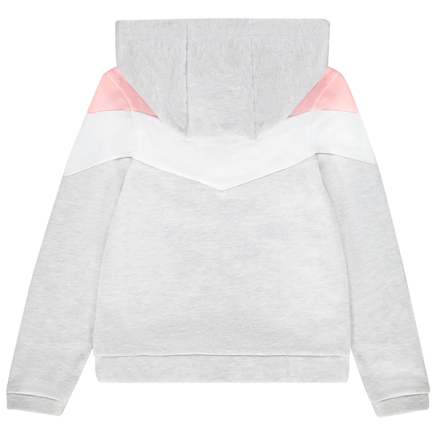 Gilet à capuche en molleton et sequins pour enfant fille 