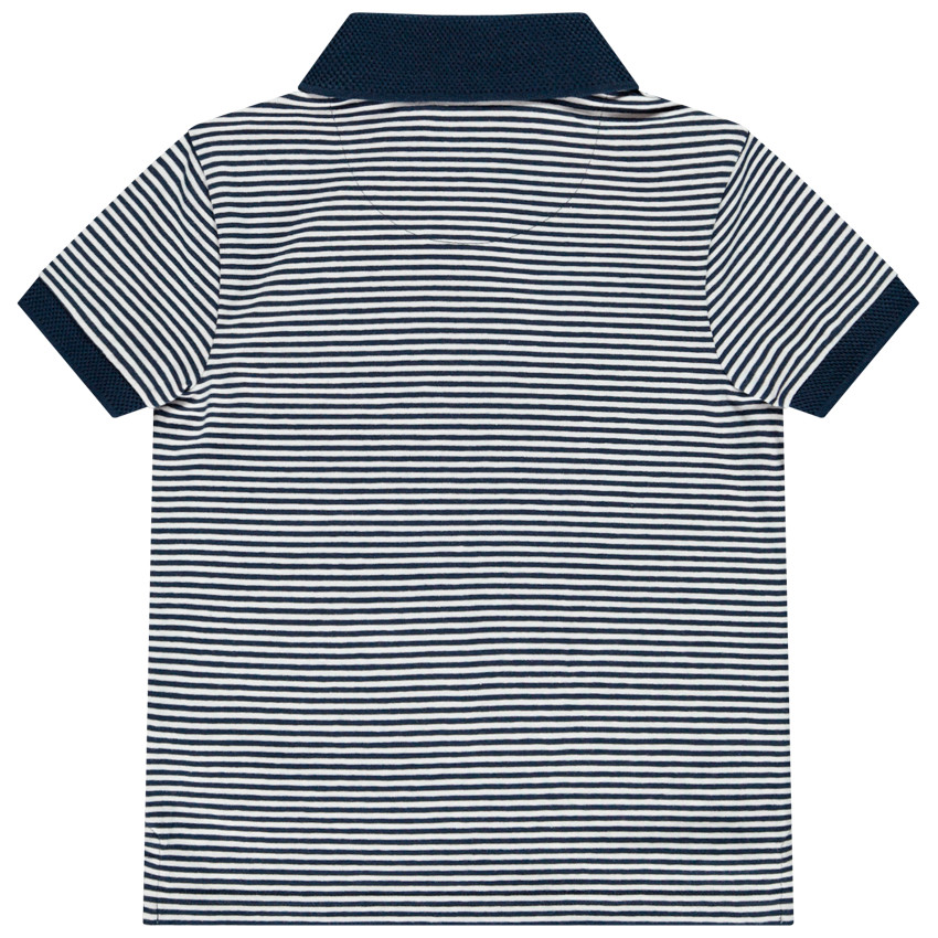 Polo manches courtes rayé pour garçon 