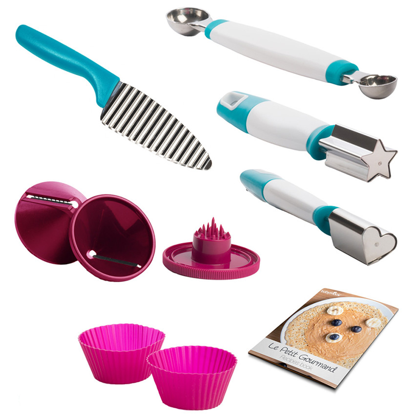 Kit multi découpe Petit Gourmand + livre de recettes 