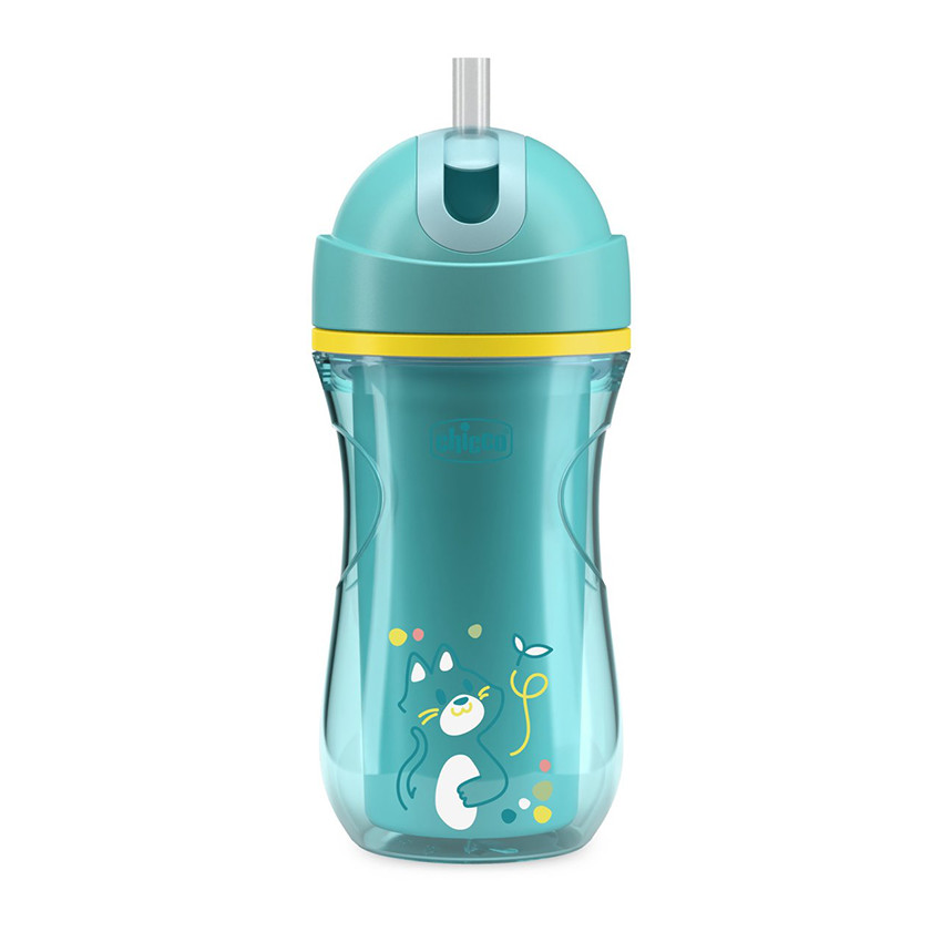 TASSE A PAILLE DE SPORT BLEU 14M+ 