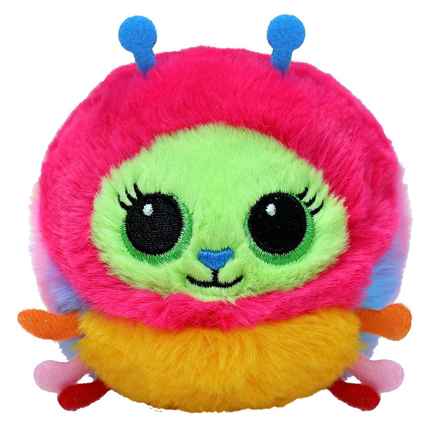 Peluche rebondissante Beanie Bouncers Crystal la chenille 