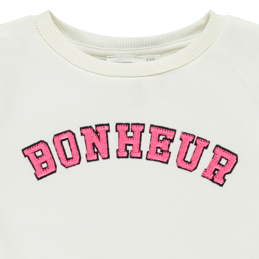 Sweat en molleton avec sequins pour fille Main Sweat en molleton avec sequins pour fille