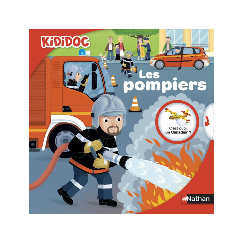 Livre animé Kididoc Les Pompiers 