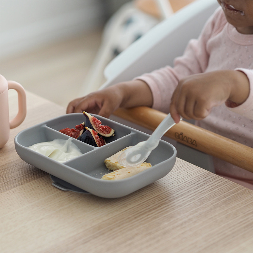 Coffret d'apprentissage en silicone avec tasse - Pink 