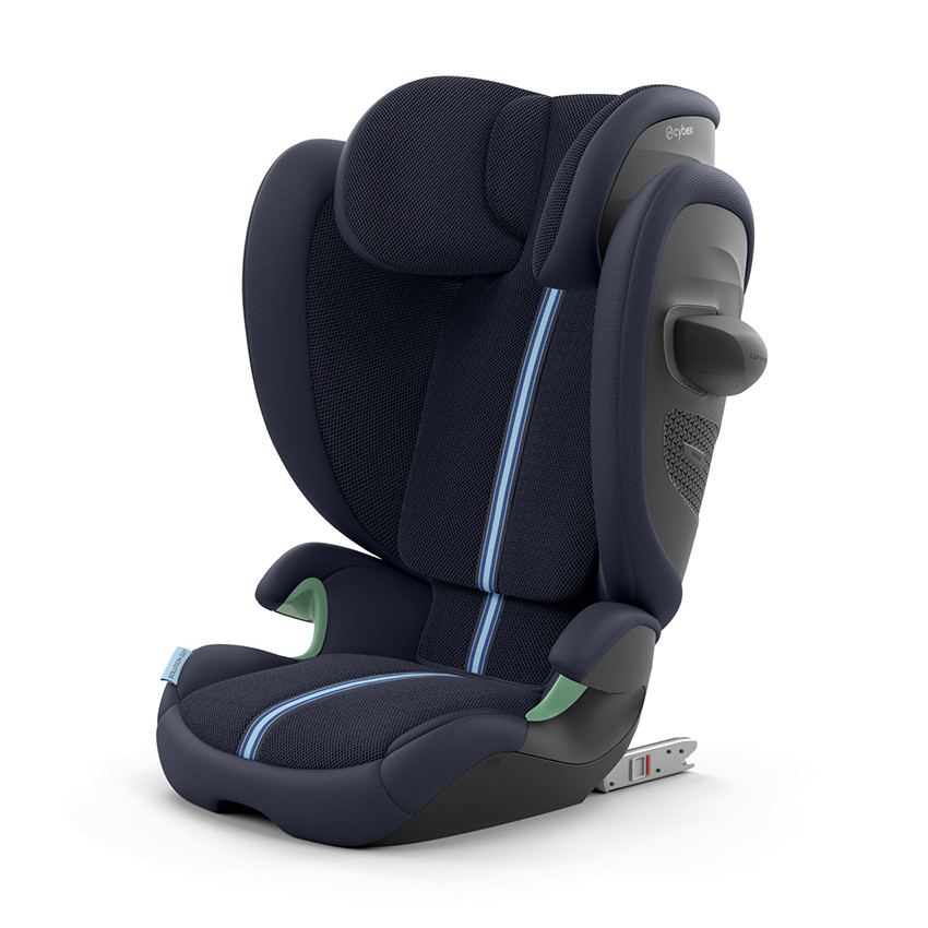Siège-auto pliable Solution G2 i-Fix tissu Plus ocean blue