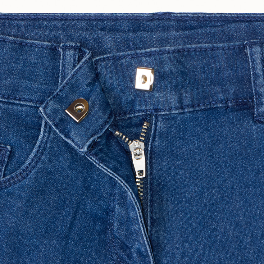 Short en jean avec poches pour fille 